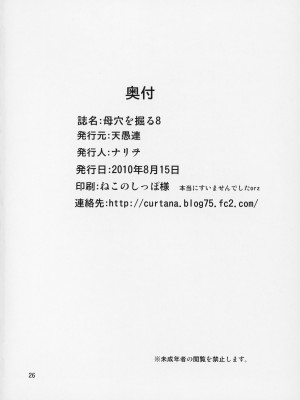 (C78) [天愚連 (ナリヲ)] 母穴を掘る8_27