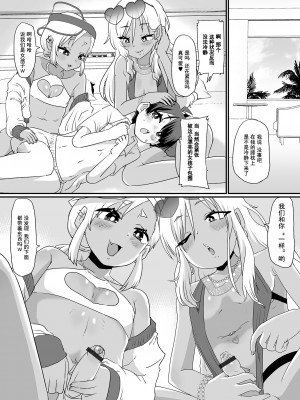 [ニクヤキ] 男の娘ギャルのアブナイ夏休み (月刊Web男の娘・れくしょんッ!S Vol.88)｜ 辣妹男娘的危险暑假 [灰羽社汉化组] [DL版]_04