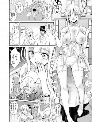 [弥美津峠 (鳳まひろ)] スケベエルフ姉妹婚活に来る 〜誓いのキスは中出しで〜 [DL版]_13