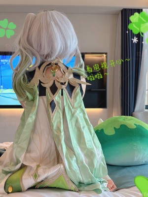 软萌兔兔酱 - 史莱姆草神 with GIF_067