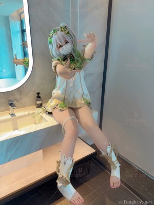 软萌兔兔酱 - 史莱姆草神 with GIF_020