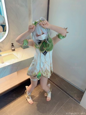 软萌兔兔酱 - 史莱姆草神 with GIF_018