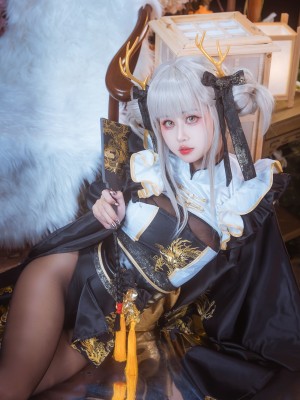 萌芽儿 - 白兔和服_02