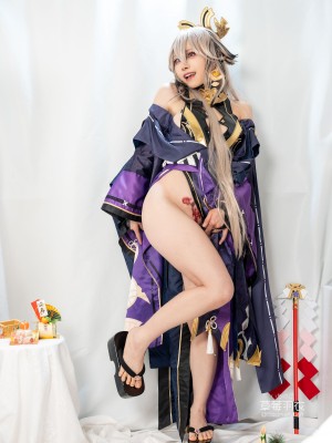 [草莓羽衣][黒ギャル八重神子]墨桜色の夜笙雅芸_32