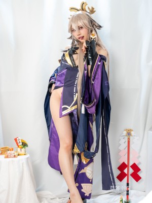 [草莓羽衣][黒ギャル八重神子]墨桜色の夜笙雅芸_02