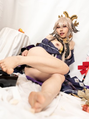 [草莓羽衣][黒ギャル八重神子]墨桜色の夜笙雅芸_57