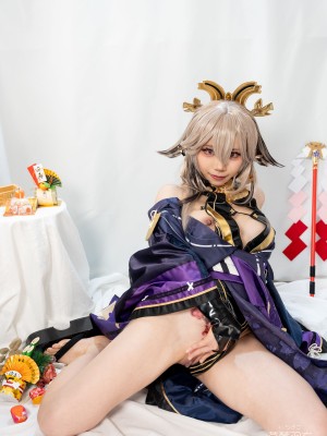 [草莓羽衣][黒ギャル八重神子]墨桜色の夜笙雅芸_06