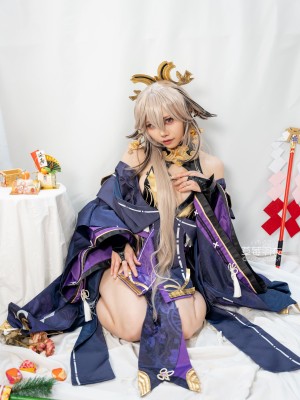 [草莓羽衣][黒ギャル八重神子]墨桜色の夜笙雅芸_08