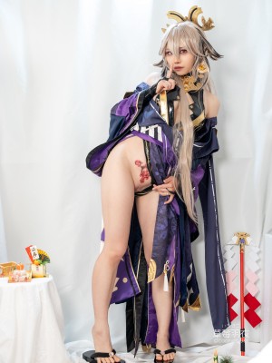 [草莓羽衣][黒ギャル八重神子]墨桜色の夜笙雅芸_04