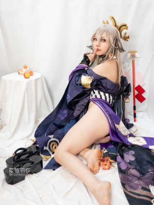 [草莓羽衣][黒ギャル八重神子]墨桜色の夜笙雅芸_22