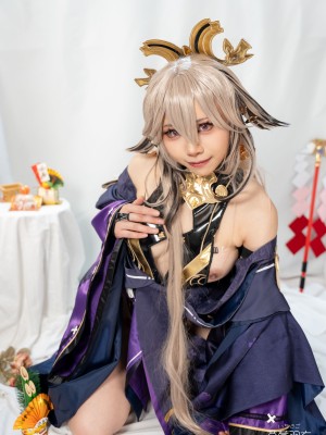 [草莓羽衣][黒ギャル八重神子]墨桜色の夜笙雅芸_39