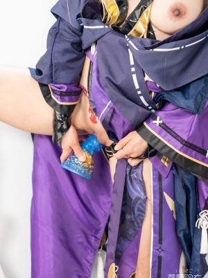 [草莓羽衣][黒ギャル八重神子]墨桜色の夜笙雅芸_19