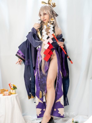 [草莓羽衣][黒ギャル八重神子]墨桜色の夜笙雅芸_03