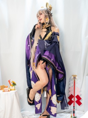 [草莓羽衣][黒ギャル八重神子]墨桜色の夜笙雅芸_29