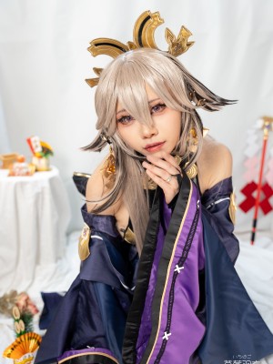 [草莓羽衣][黒ギャル八重神子]墨桜色の夜笙雅芸_09