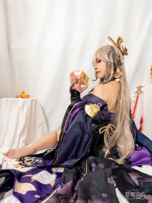 [草莓羽衣][黒ギャル八重神子]墨桜色の夜笙雅芸_59