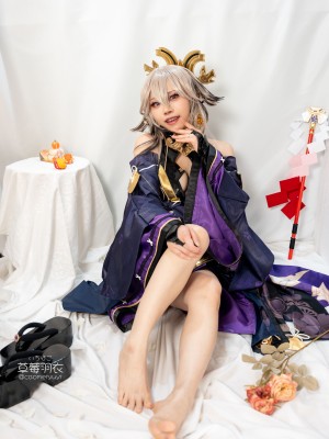 [草莓羽衣][黒ギャル八重神子]墨桜色の夜笙雅芸_23