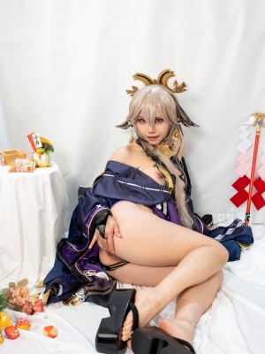 [草莓羽衣][黒ギャル八重神子]墨桜色の夜笙雅芸_37