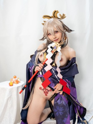 [草莓羽衣][黒ギャル八重神子]墨桜色の夜笙雅芸_16