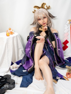 [草莓羽衣][黒ギャル八重神子]墨桜色の夜笙雅芸_48