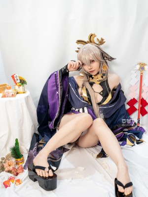 [草莓羽衣][黒ギャル八重神子]墨桜色の夜笙雅芸_35