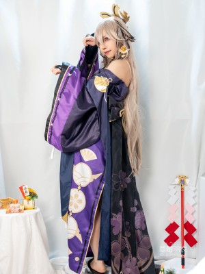 [草莓羽衣][黒ギャル八重神子]墨桜色の夜笙雅芸_31