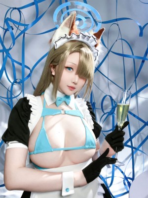 星之迟迟 2023.12月计划C-蔚蓝档案-一之濑明日奈同人女仆[91P]_78