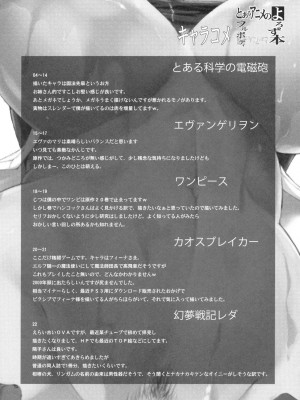 [里界漢化組] (C79) [YA-ZY (ゆにおし)] とあるアニメのよろず本フルボディ | 某動畫的雜選合集全景篇 (よろず)_23
