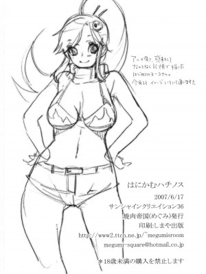 [火闌☆漢☆人匕] (サンクリ36) [焼肉帝国 (疾風めぐみ)] はにかむハチノス (天元突破グレンラガン)_17