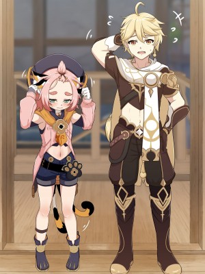 [山崎银龙] ディオナとの日常 (原神) [無修正] [中国翻訳]_54