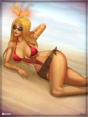 Artist Galleries ___ Vempire_0382_Daimonia_Pinup_Red_Bikini_G