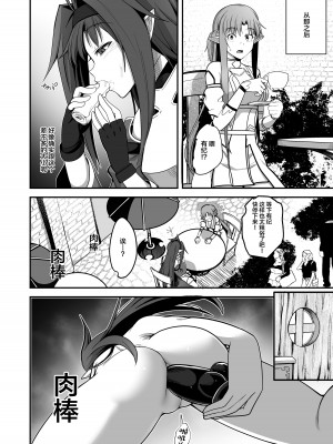 [霜野ケーブル] 絶剣が土下座でアナルを許したら。 (ソードアート・オンライン) [中国翻訳]_18