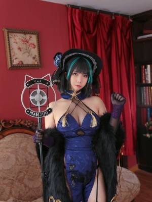 [魅瞳Meroko] 碧蓝航线-柴郡-旗袍_16