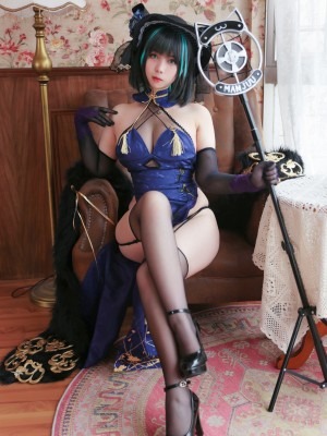 [魅瞳Meroko] 碧蓝航线-柴郡-旗袍_30