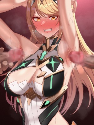 [えるう (eruu)] ヒカリ腋責め (ゼノブレイド2)_05