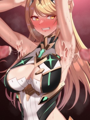 [えるう (eruu)] ヒカリ腋責め (ゼノブレイド2)_08