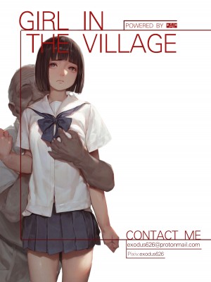 [AI Generated] 山村で困っている少女_02