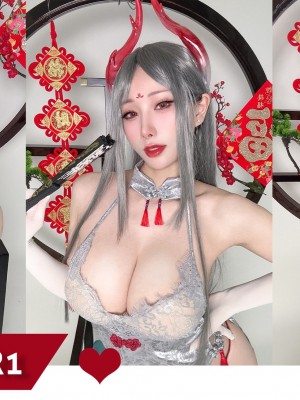 雨波 HaneAme Original New Year Dragon Qipao_02