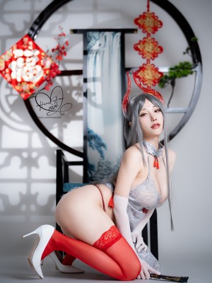 雨波 HaneAme Original New Year Dragon Qipao_13