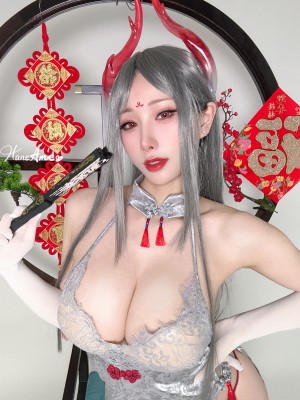 雨波 HaneAme Original New Year Dragon Qipao_27