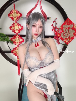 雨波 HaneAme Original New Year Dragon Qipao_28
