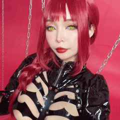 Umeko J cosplay Makima Latex - Chainsaw Man_142