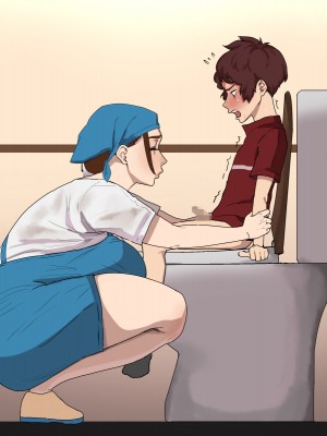 [摩伊那市 (絵子るび)] SEXでお悩み解決！美人な掃除のおばさん_288