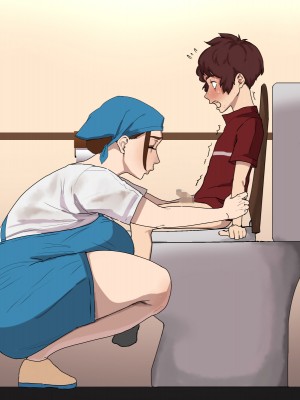 [摩伊那市 (絵子るび)] SEXでお悩み解決！美人な掃除のおばさん_281