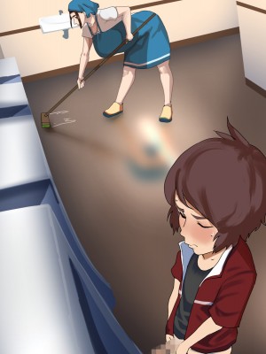 [摩伊那市 (絵子るび)] SEXでお悩み解決！美人な掃除のおばさん_275