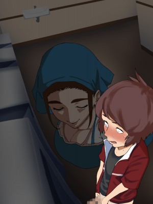 [摩伊那市 (絵子るび)] SEXでお悩み解決！美人な掃除のおばさん_278