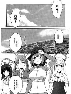 (C103) [manymanyrain (雨暈郁太)] 兎とわたしの漂流日記 (ブルーアーカイブ) [无我梦中个人重嵌]_02