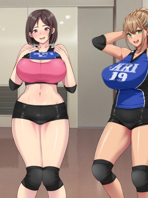 (同人CG集) [きれいなお姉さんは好きです会] ドスケベおっぱい ママさんバレー生ハメ合宿 合宿所の管理人の僕がムラムラママさんたちにヤリたい放題！_133