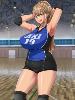 (同人CG集) [きれいなお姉さんは好きです会] ドスケベおっぱい ママさんバレー生ハメ合宿 合宿所の管理人の僕がムラムラママさんたちにヤリたい放題！_159