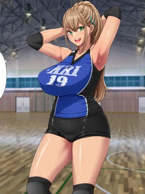 (同人CG集) [きれいなお姉さんは好きです会] ドスケベおっぱい ママさんバレー生ハメ合宿 合宿所の管理人の僕がムラムラママさんたちにヤリたい放題！_038